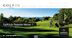 Desktop Screenshot of golfinsuedtirol.it